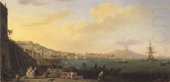 VERNET, Claude-Joseph View of Naples with Nt.Vesuvius (mk05) china oil painting image